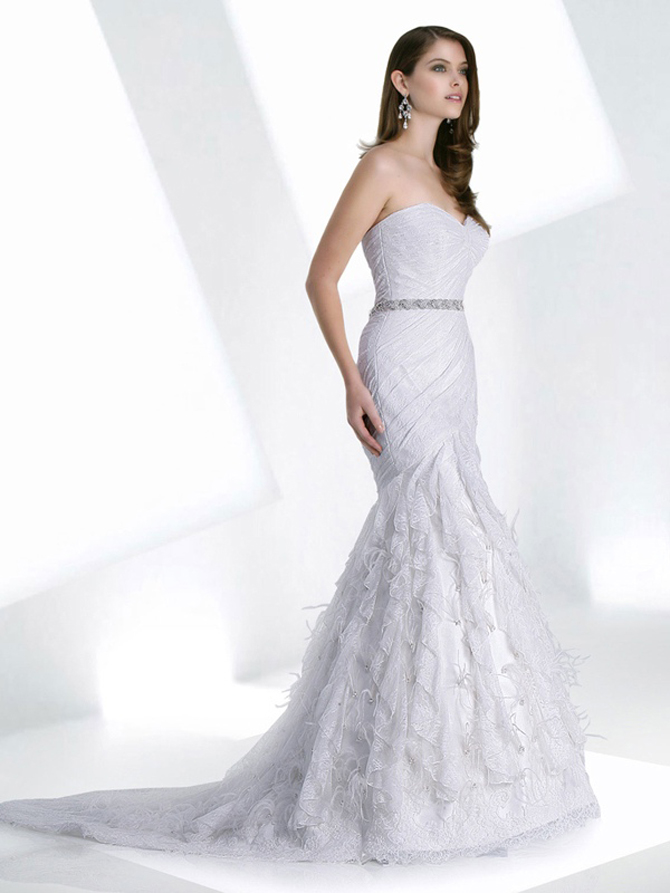 Mermaid with So Beautiful Elements Wedding Dress AO 1074 Šta vaša venčanica govori o vama: Sirena haljina