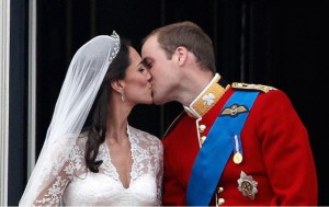 royal wedding kiss 300x189 