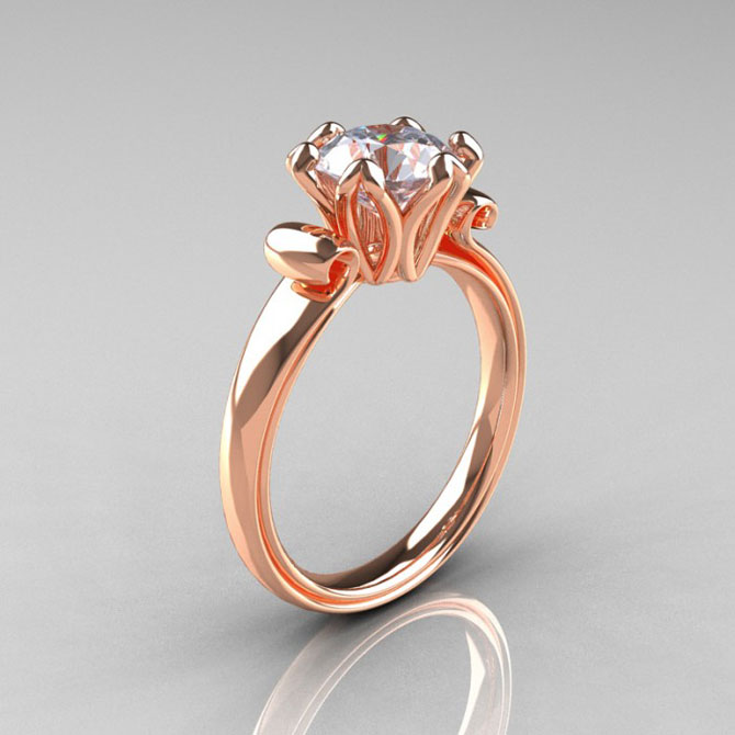 5 Najlepše zlatno roze vereničko prstenje