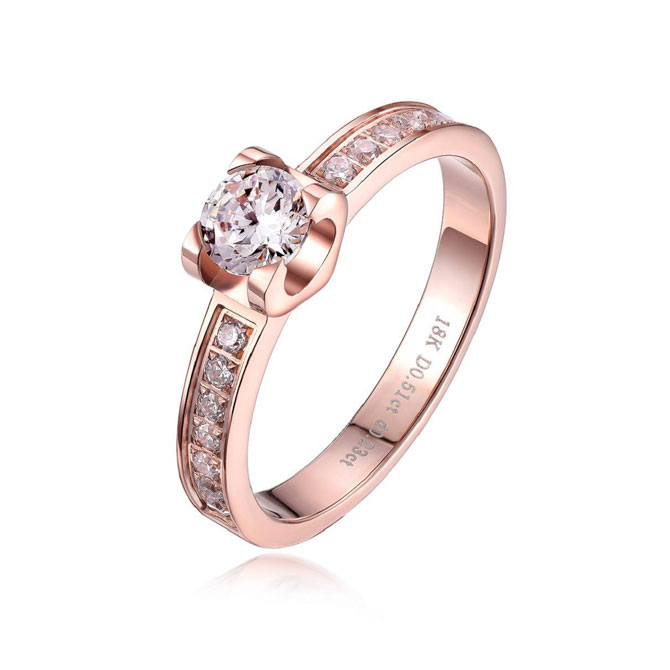 7 Najlepše zlatno roze vereničko prstenje