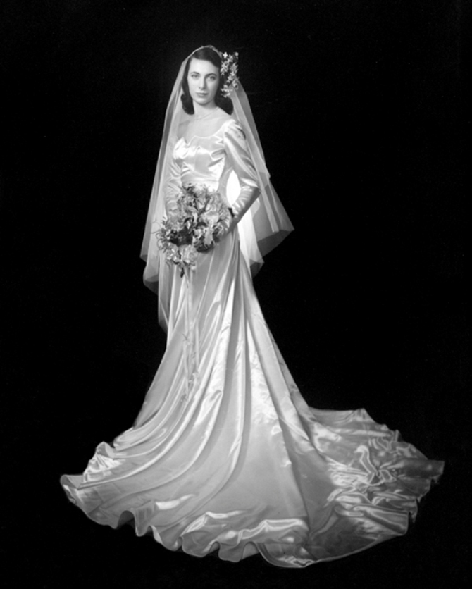 carolyn dubrin 1948 Vintidž fotografija: Venčanice