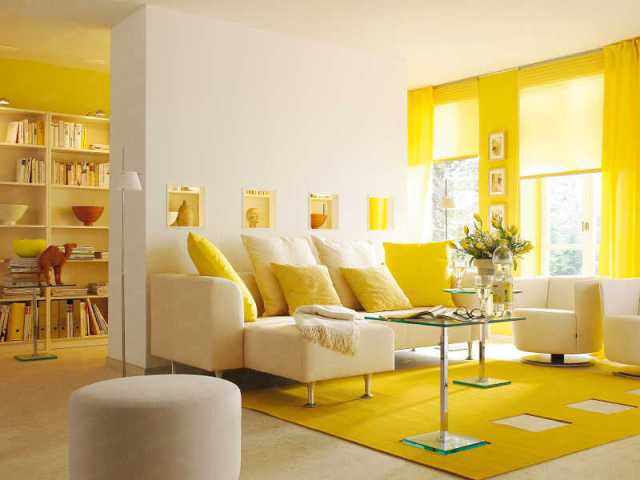 20 yellow living room Boje u mom enterijeru: Žuta 