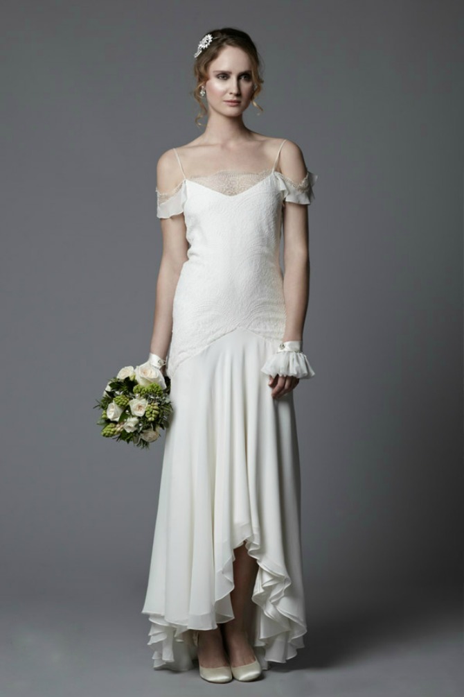 circa vintage brides astral sundholm 2014 gatsby wedding dress lace Venčanica dana: Nova Romansa 