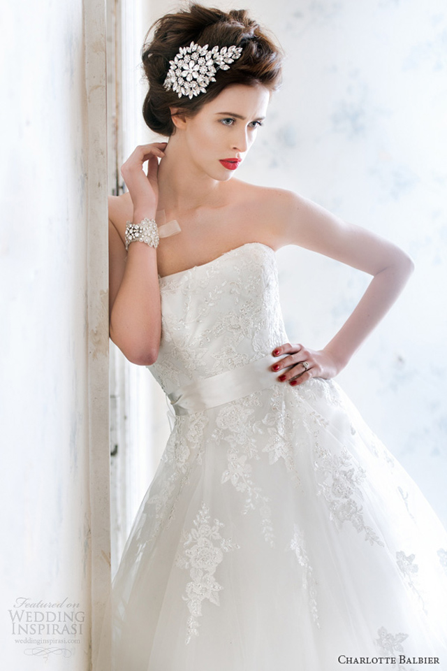 charlotte balbier wedding dresses 2014 libby strapless ball gown sequin bodice Charlotte Balbier: Modna inspiracija za venčanje