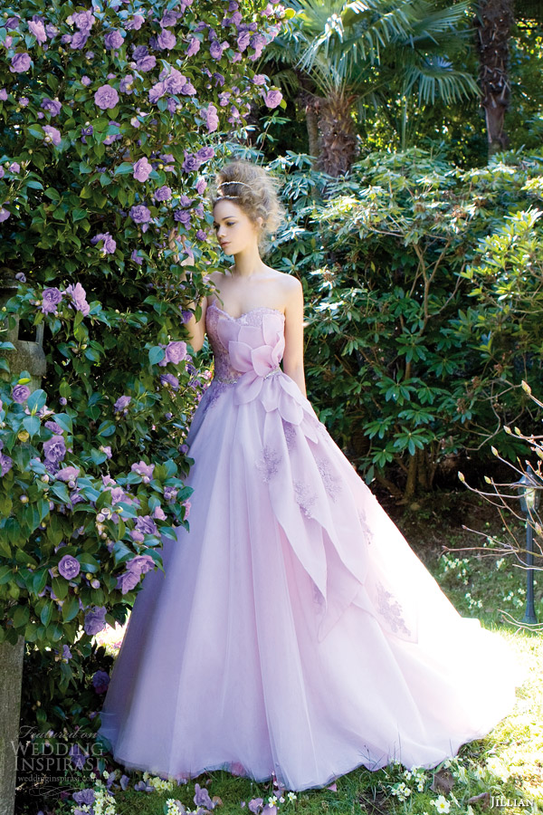 jillian sposa 2014 azalea strapless color wedding dress purple lilac lavender style 95814 Jillian: Romantika na dohvat ruke