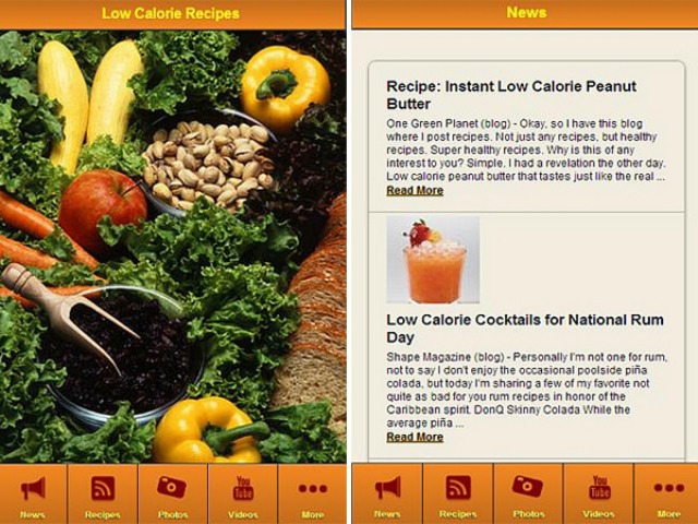 05 Low Calorie Recipes app Aplikacije koje će vam pomoći da smršate 