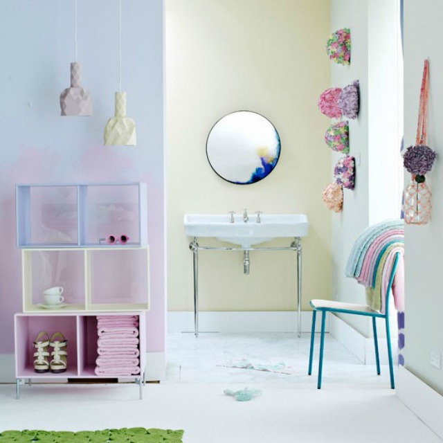Slika 221 Inspiracije za kupatila: Kombinacija boja i detalja 