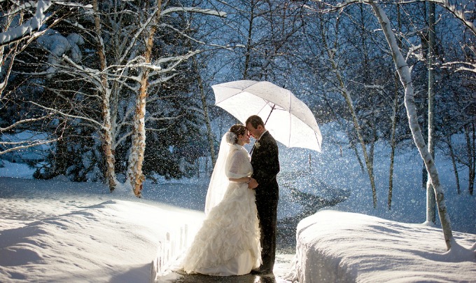 zimsko vencanje Šest razloga da se venčate zimi