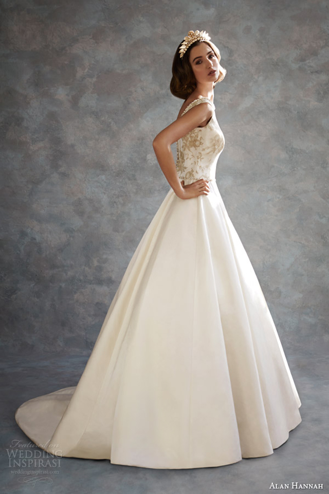 alan hannah bridal 2014 timeless beauty betttie sleeveless wedding dress Alan Hannah: Elegancije i glamura na pretek 