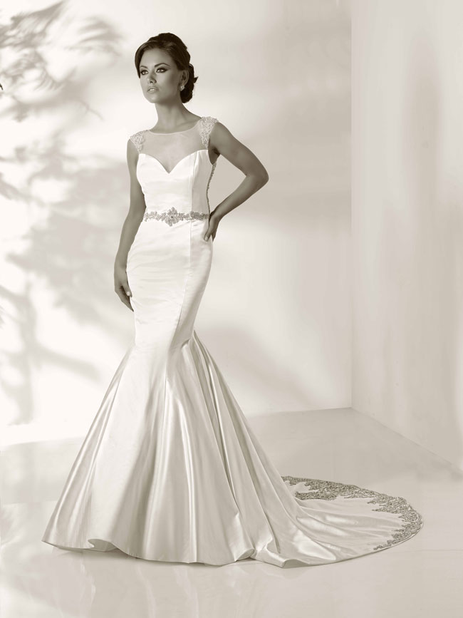 8 gorgeous new wedding dresses that will work with your theme floral 12844 A Vanessa Floral Venčanice koje će vam se slagati uz temu venčanja