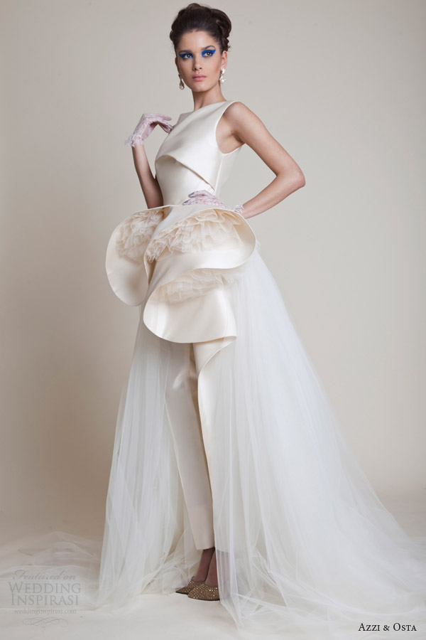 azzi and osta spring 2014 couture sleeveless dress Na ovakve haljine za venčanje niste navikli