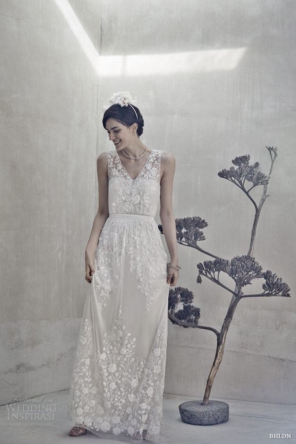 bhldn spring 2014 sian sleeveless wedding dress Venčanice inspirisane morem u Grčkoj