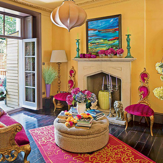 Jewelled Coloured Living Room 25 Beautiful Homes Housetohome Boje vašeg doma: Unesite živosti u svoj stan 