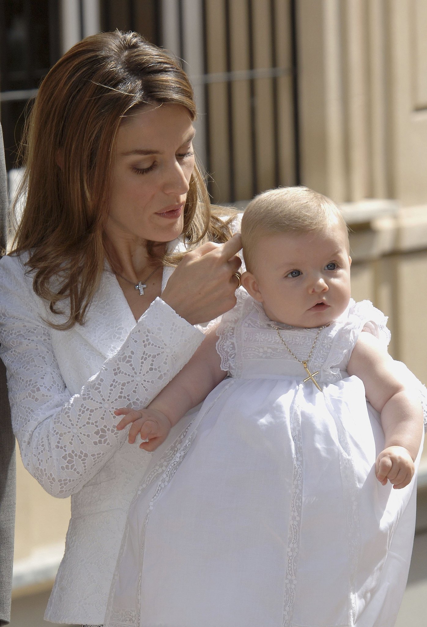 Princess Letizia Spain presented Princess Leonor her baptism Bebe rođene u kraljevskoj porodici