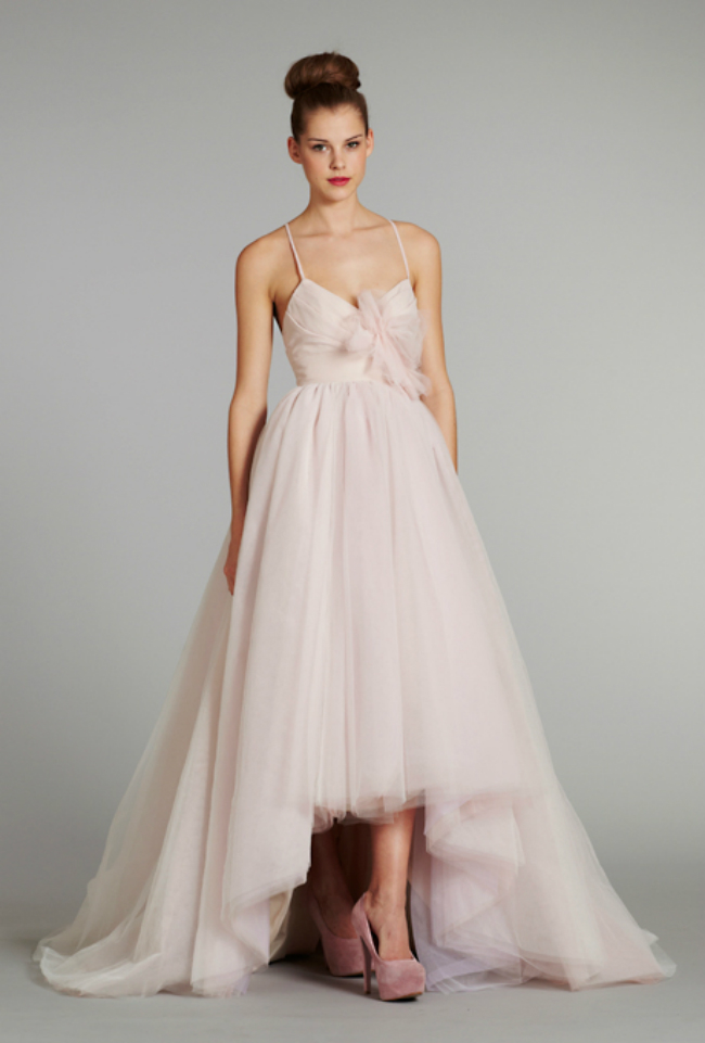 jim hjelm blush Novi trend: Roze venčanice sa modne piste