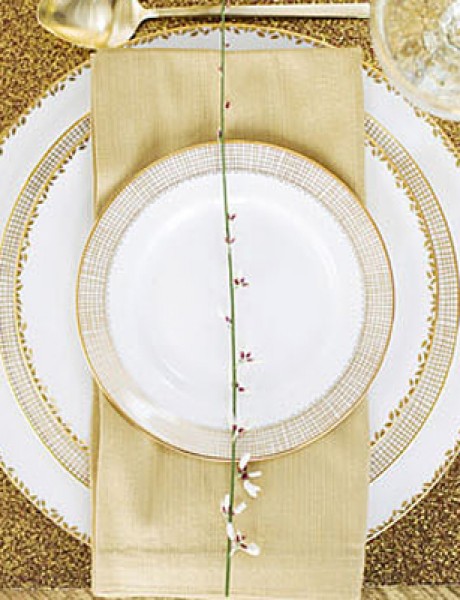 Svadbena dekoracija: Ideje za detalje u boji zlata