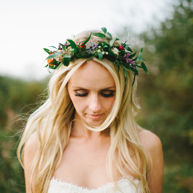cvetna kruna2 Frizure za venčanje: Pet načina da nosite cvetnu krunu
