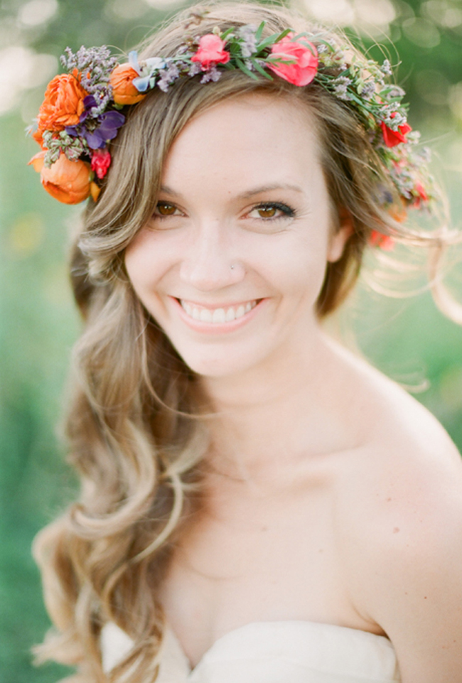cvetna kruna3 Frizure za venčanje: Pet načina da nosite cvetnu krunu