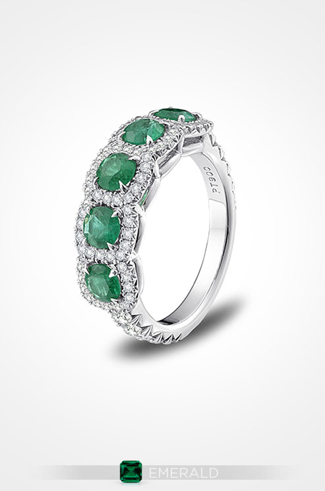smaragd1 Prstenje od platine: Najbolji izbor za sve mlade 