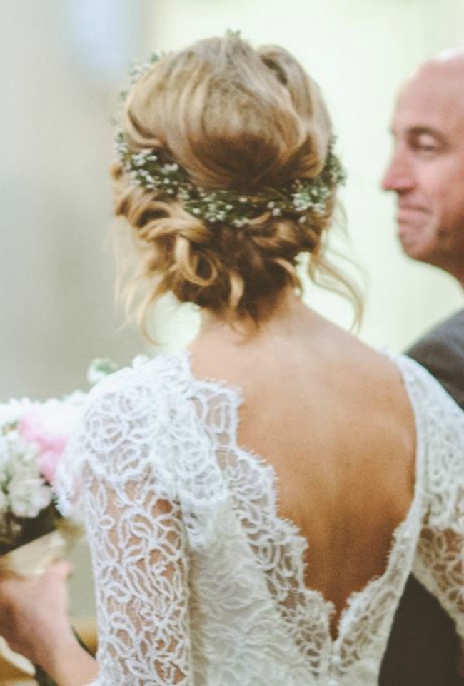 frizure za vencanje cvece u kosi 2 Frizure za venčanje: Cveće u kosi