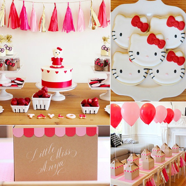 Modern Hello Kitty Birthday Party1 Pet najmaštovitijih ideja za rođendan devojčica 