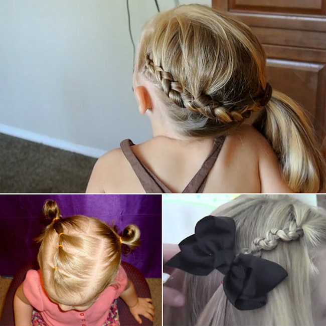 frizura za mališane Video tutorijali: Brze frizure za nestrpljivu ćerku 
