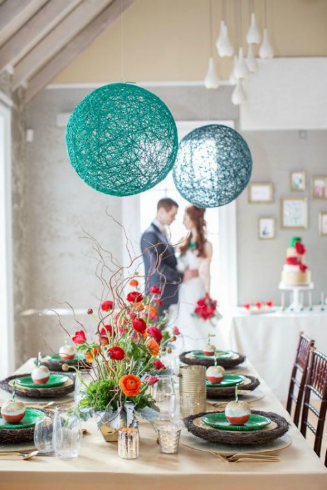 interesantne lampe kao dekoracija na vencanju 1 Interesantne lampe kao dekoracija na venčanju
