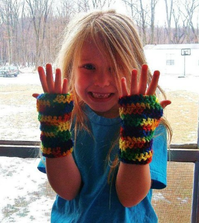 rukavice1 Najlepše pletene rukavice za devojčice
