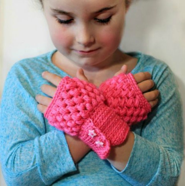 rukavice4 Najlepše pletene rukavice za devojčice