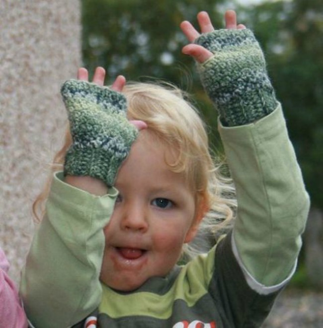 rukavice5 Najlepše pletene rukavice za devojčice
