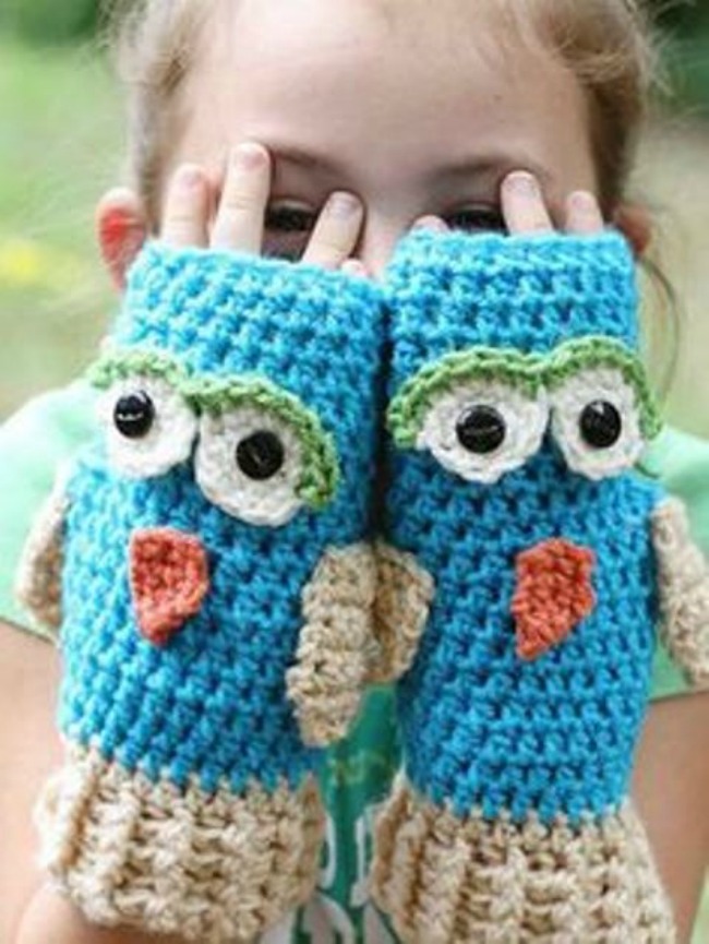 rukavice7 Najlepše pletene rukavice za devojčice