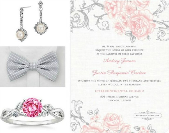 ruzicasto siva kombinacija idealna za vase vencanje pozivnice aksesoari Ružičasto siva: Kombinacija idealna za vaše venčanje