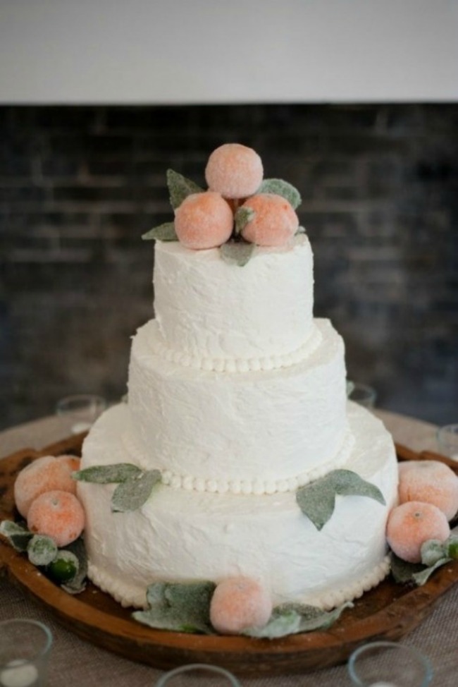 svadbene torte ukrasene vocem 5 Svadbene torte ukrašene voćem