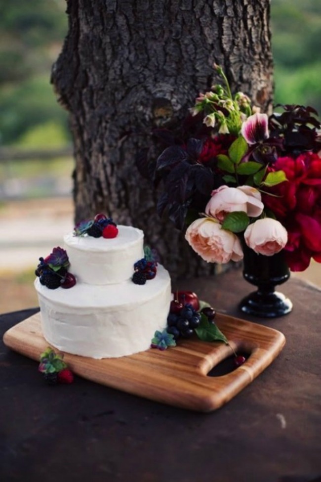 svadbene torte ukrasene vocem 6 Svadbene torte ukrašene voćem