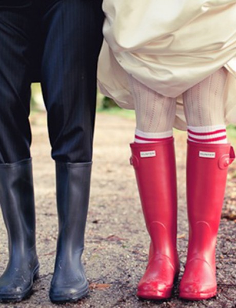 Moderne na venčanju: Gumene čizme