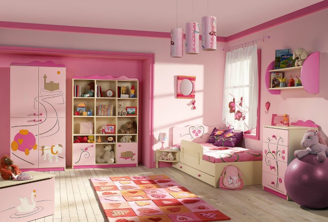 pink soba Dečije sobe za male princeze