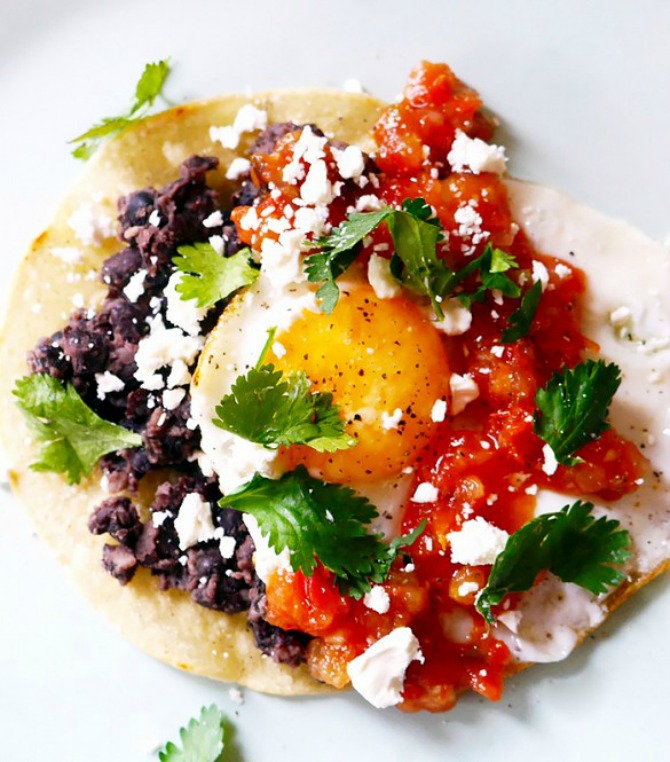 Meksička tortilja bogata proteinima Ukusan doručak sa malo kalorija