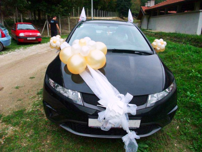 dekoracija automobila balonima Saveti za dekoraciju mladenačkog automobila