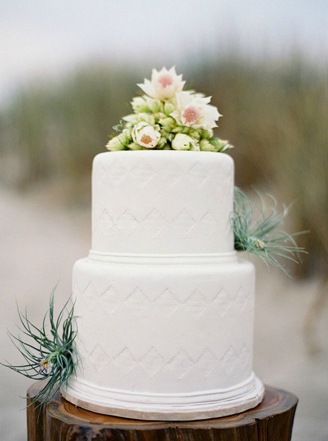 Jednostavna svadbena torta4 Elegantne mladenačke torte