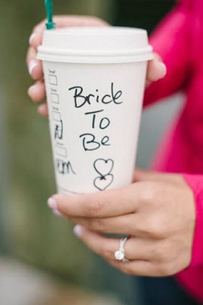 natpis verena sam na čaši za kafu Objavite da ste vereni na simpatičan način