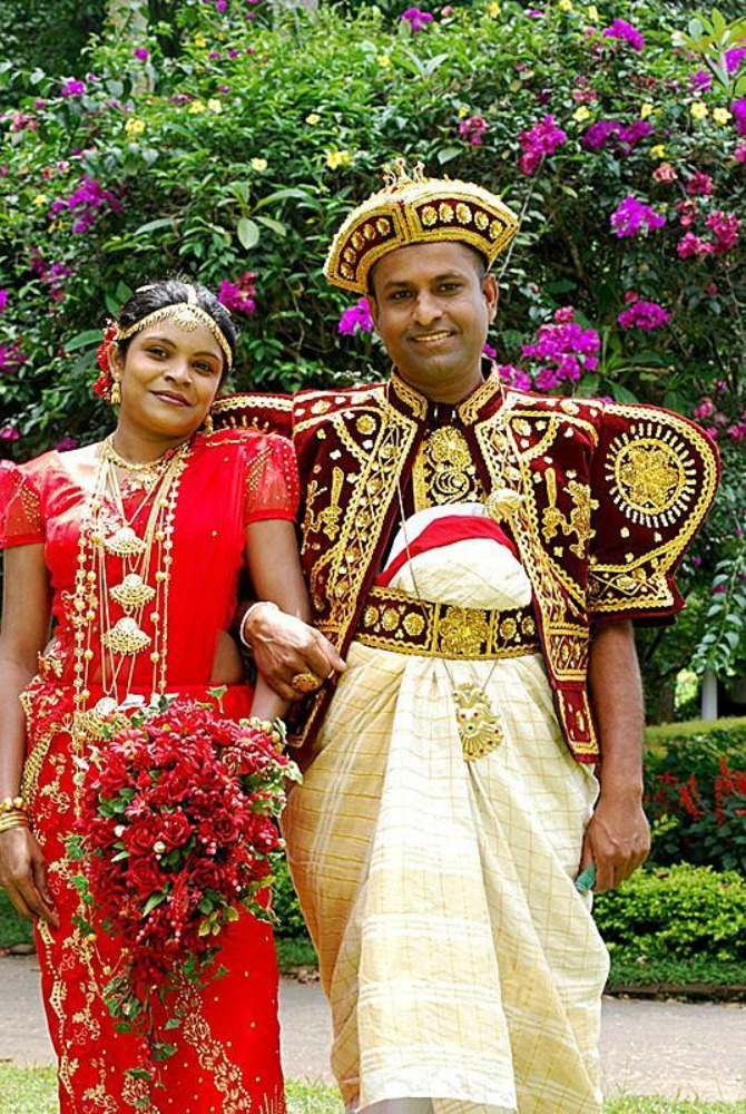 venčanja širom sveta Šri Lanka Kakve haljine žene širom sveta nose na venčanju