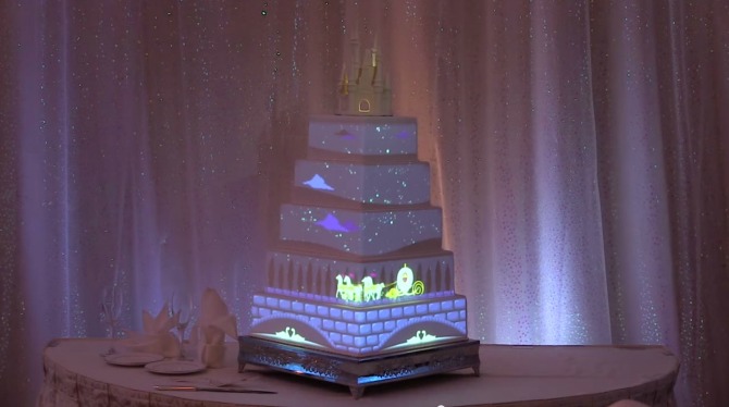 Dizni inovacija u kreiranju mladenačkih torti3 Dizni inovacije za magiju na venčanju
