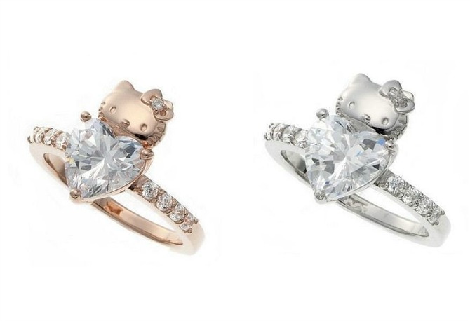 Hello Kitty verenički prsten Prelepo vereničko prstenje