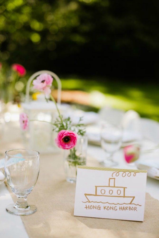 dekoracija stolova za venčanje jarkih boja2 Dekorišite stolove jarkim bojama ovog leta