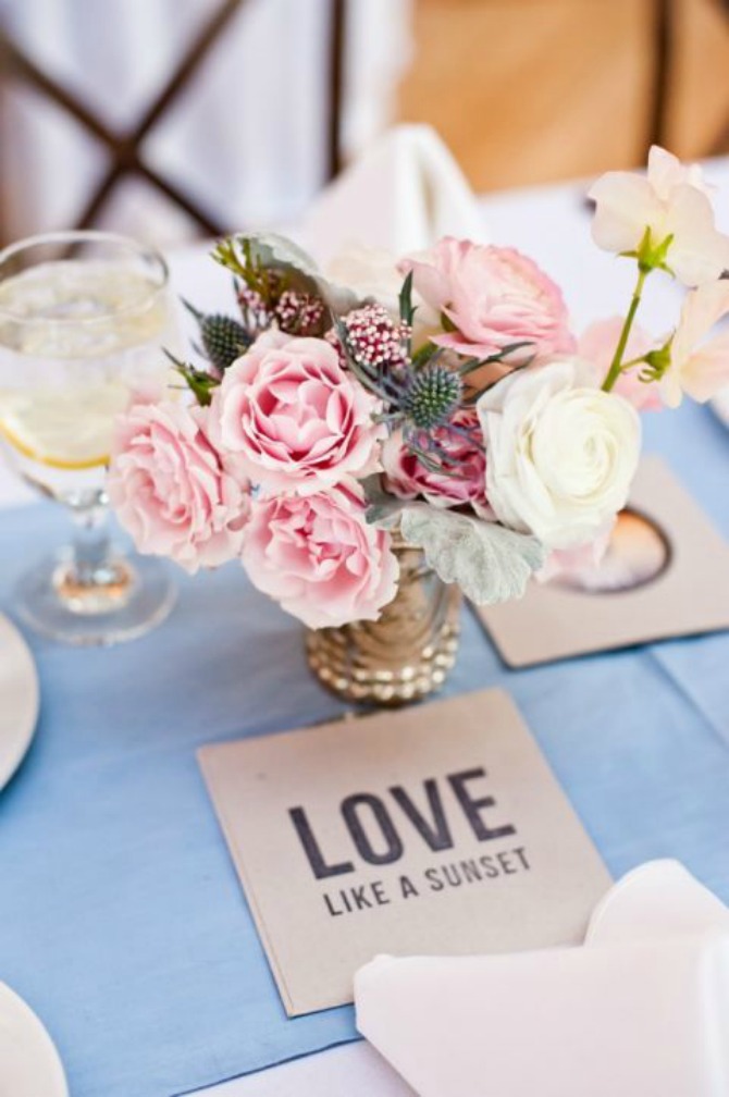 dekoracija stolova za venčanje jarkih boja4 Dekorišite stolove jarkim bojama ovog leta