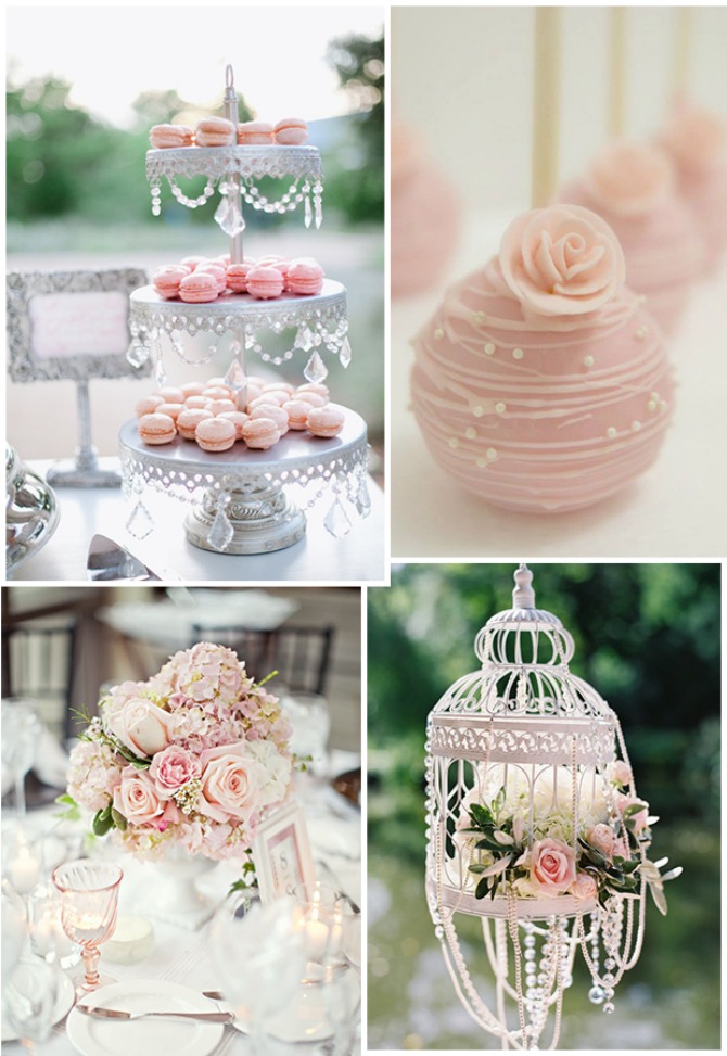 dekoracija u roze boji3 Obojite vaše venčanje u roze