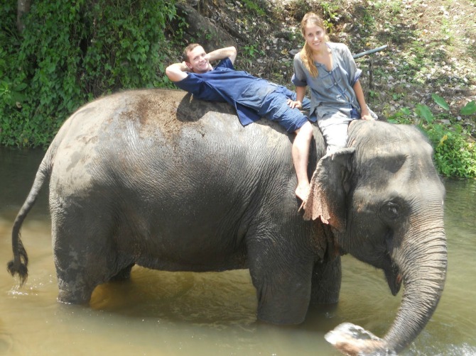 jahanje slonova na tajlandu Otputujte na avanturistički medeni mesec