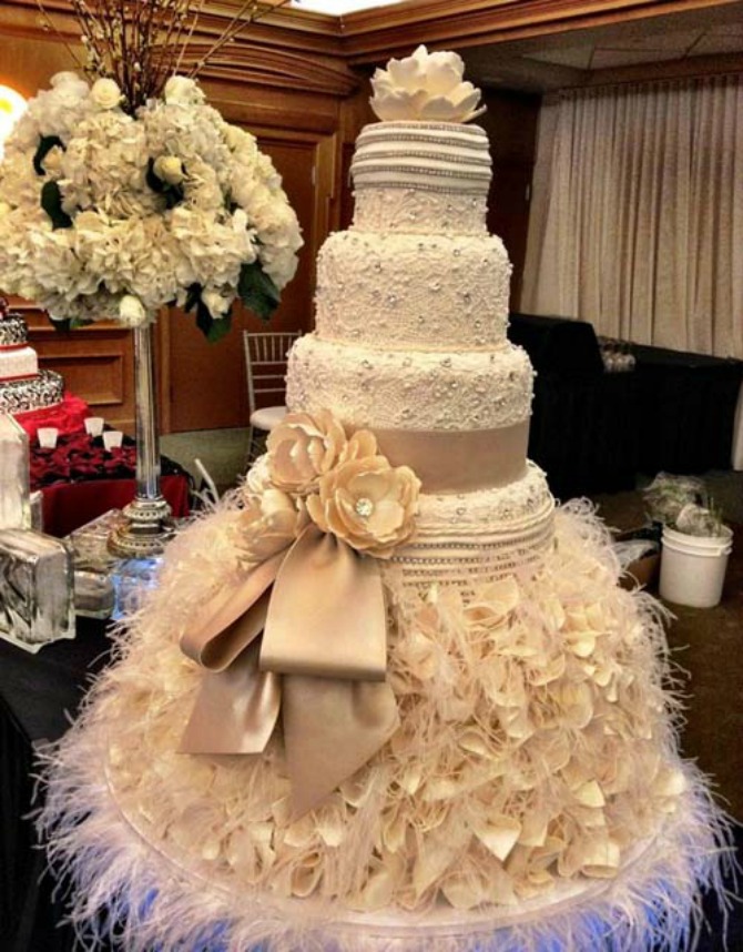mladenačka torta4 Mladenačka torta je jedan od najlepših ukrasa na venčanju