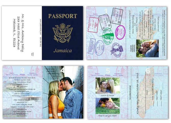 pasoš pozivnica za venčanje Inspirativne pozivnice za venčanja