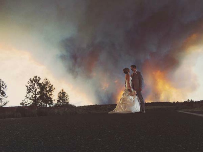 požar na venčanju4 Ono što se dogodilo na ovom venčanju je neverovatno